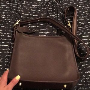 Coach leather brown crossbody